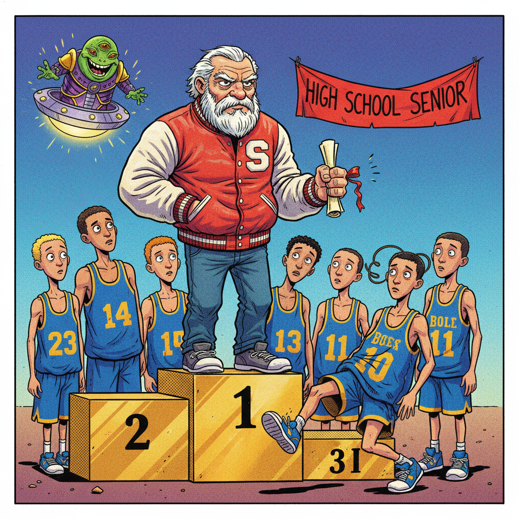 High School Senior Honored For Completing 5-Year Varsity Career, Still Hasn't Graduated