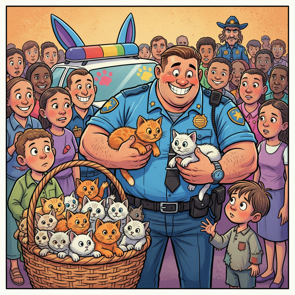 Police Department Unveils New 'Kitten-Based Community Engagement' Initiative