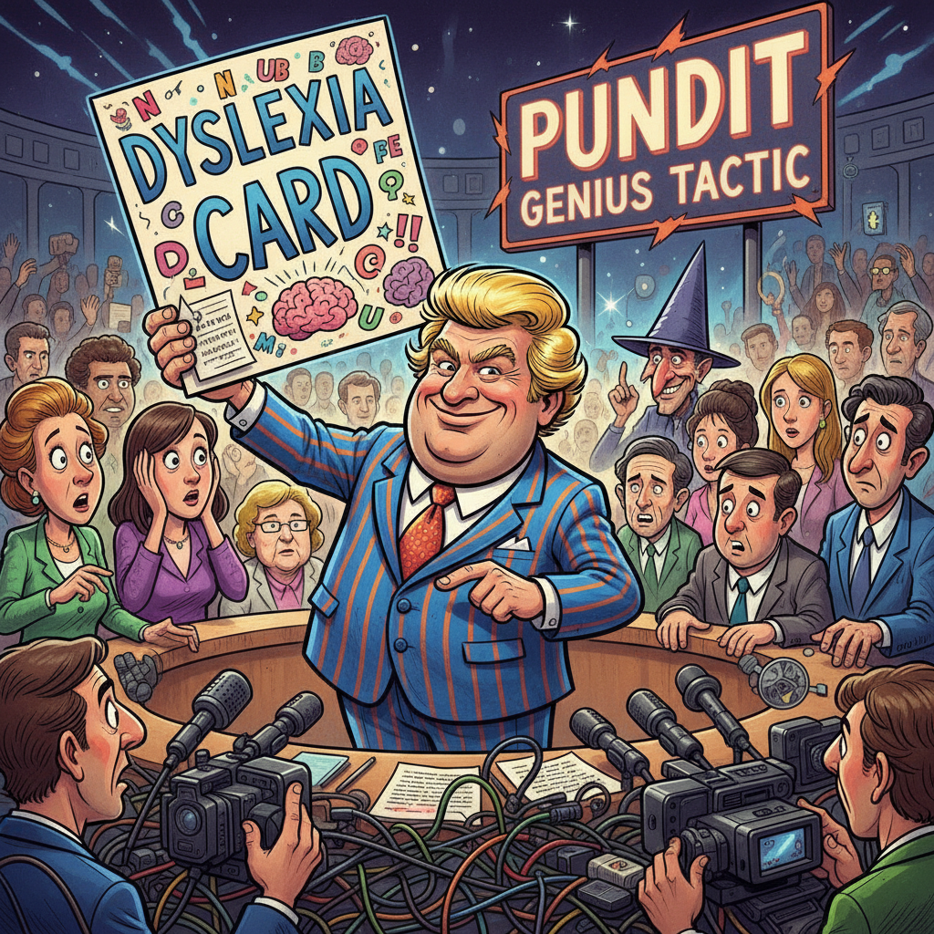 Campaign Strategists Confirm 'Dyslexia Card' Now Officially Playable In Political Debates
