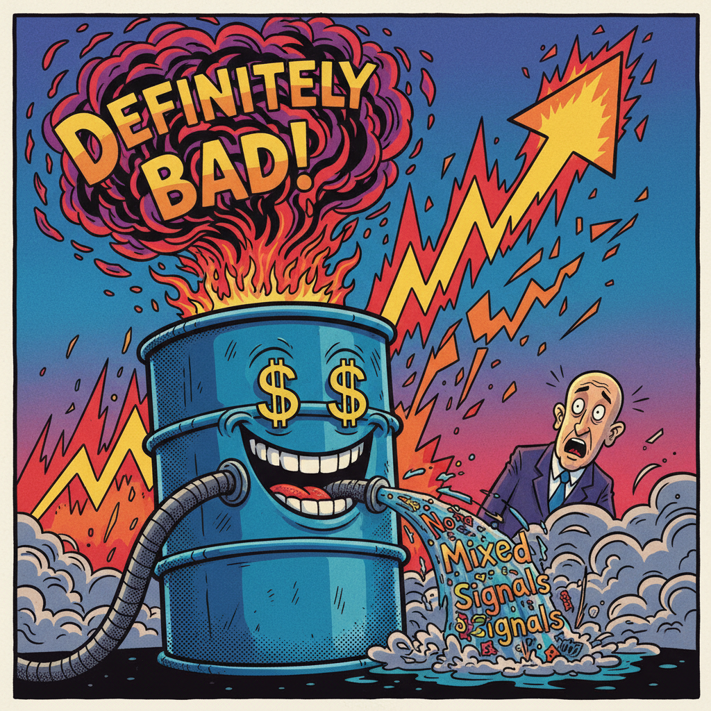 Oil Prices Surge After Market Interprets 'Mixed Signals' As 'Definitely Bad'