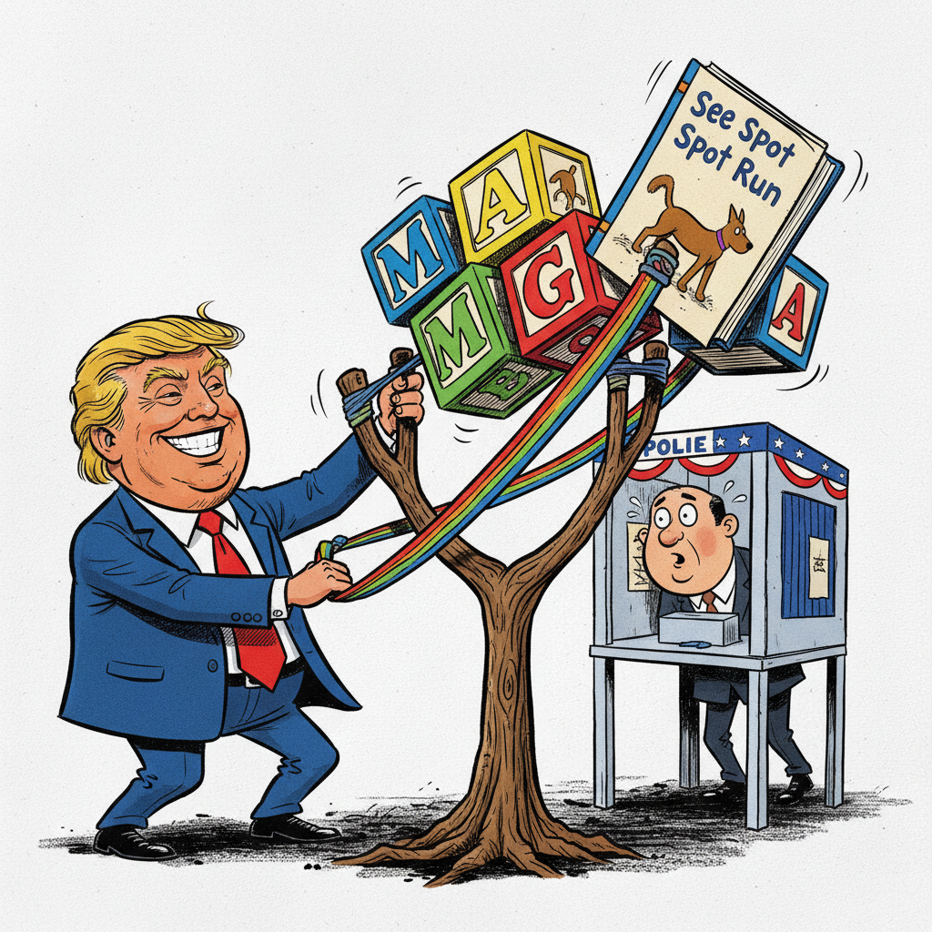 Trump Campaign Unveils New Strategy: Weaponizing Learning Disabilities for Political Gain