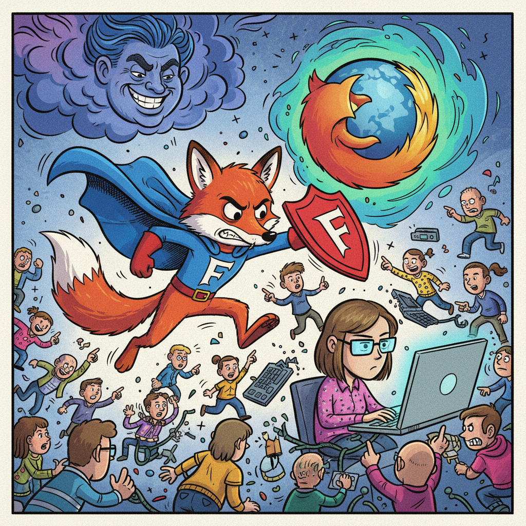 Firefox Unveils New Mascot Designed To Protect Users From Their Own Online Decisions