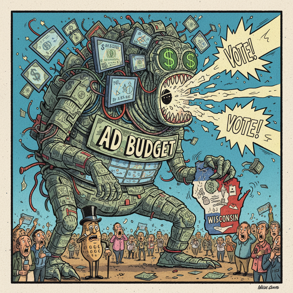 Campaign Ad Budget Now Exceeds State’s Entire GDP, Study Finds