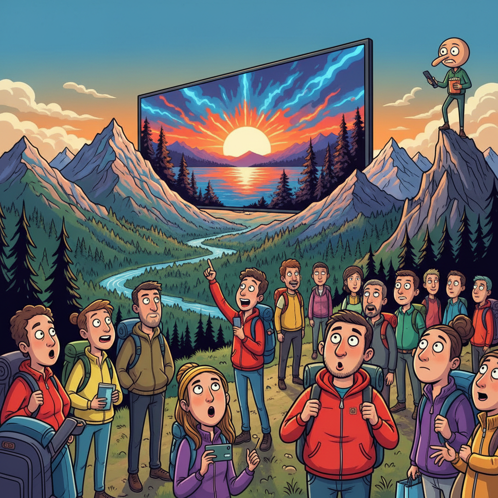 New Outdoor TV Lineup Promises To Finally Ruin Nature For Good