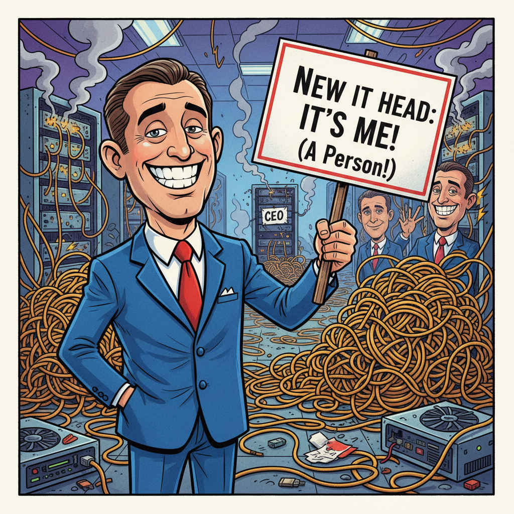 GWU IT Department Announces New Head Will Be An Actual Human Being This Time