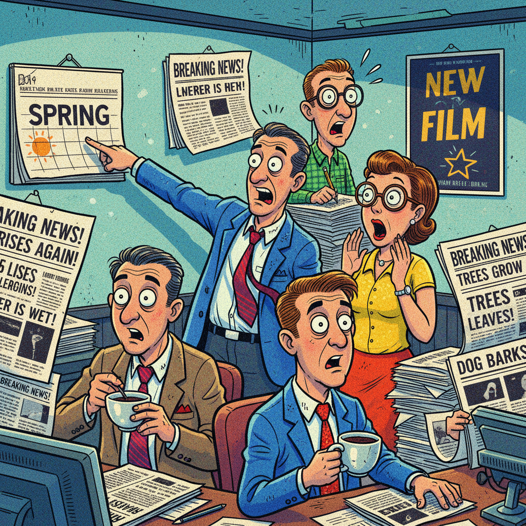 Local News Outlet Stunned By Annual Recurrence Of Seasons, Accidental Release Of Films