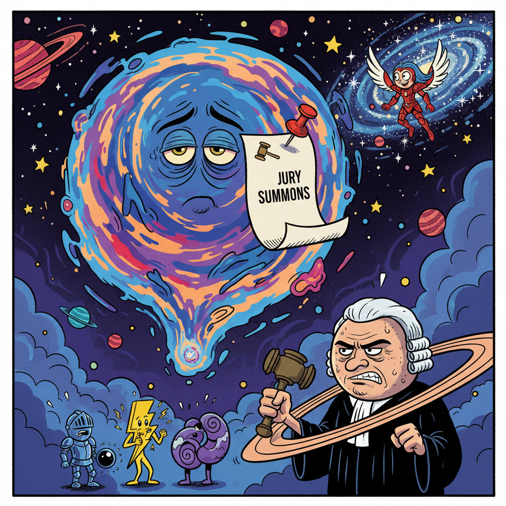 Scientists Discover Universe Is Just Trying To Get Out Of Jury Duty