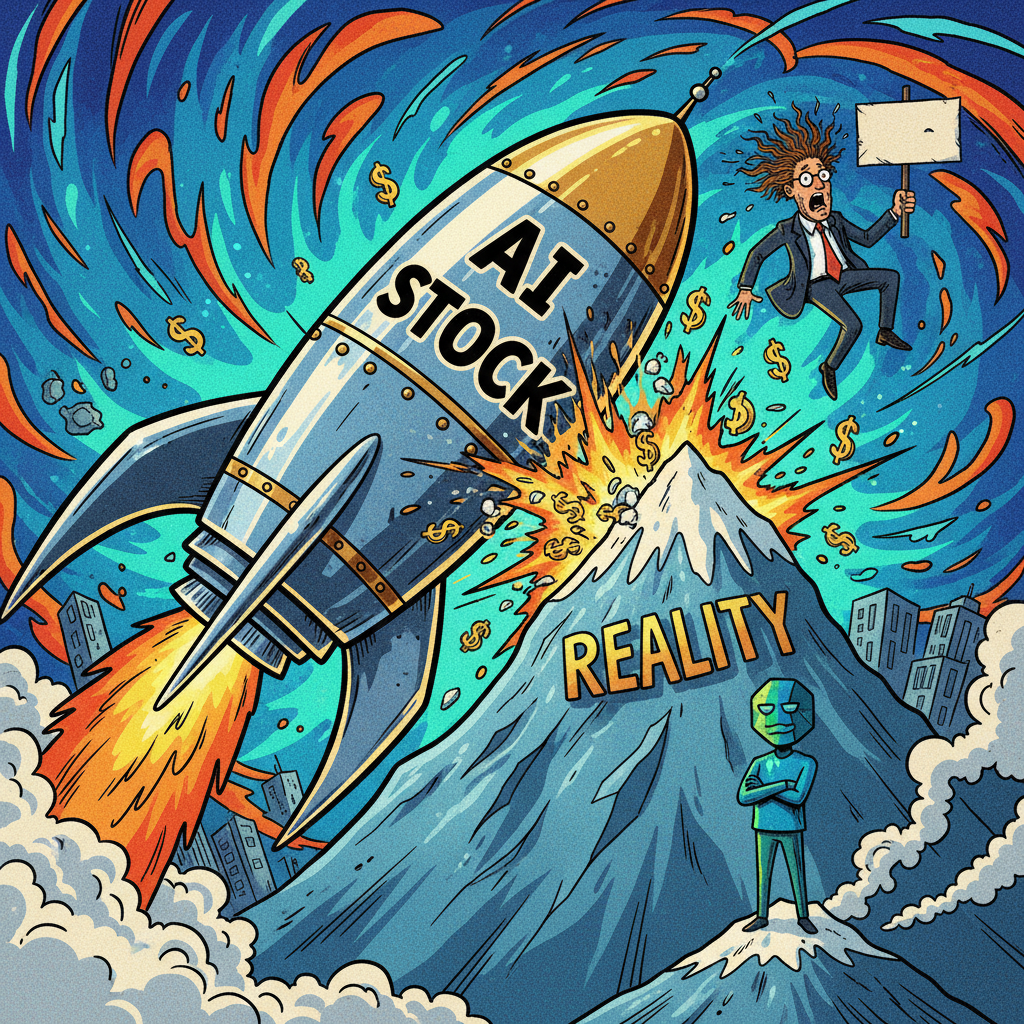 AI Company's Stock Plummets After Investors Realize 'Artificial Intelligence' Isn't Free