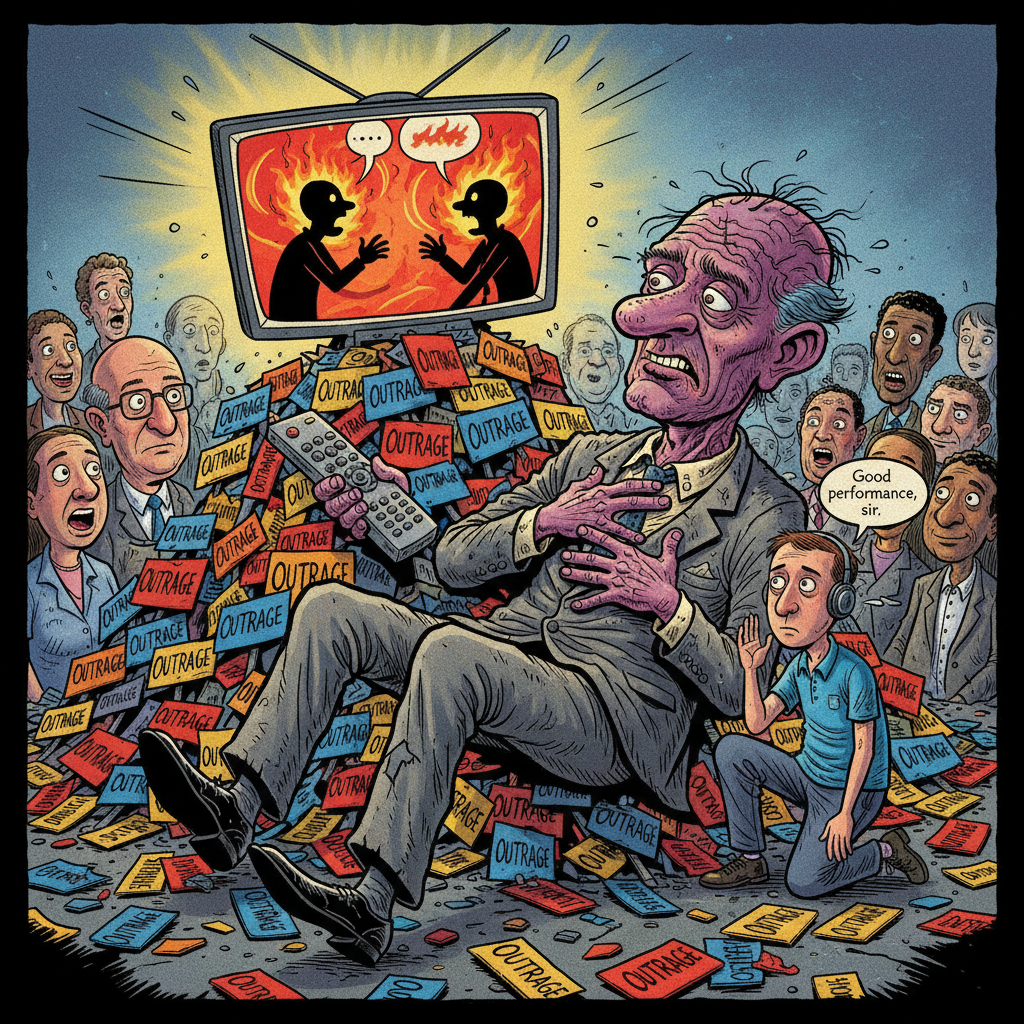 Long-Serving Senator Retires, Citing Exhaustion From Performing Constant Outrage