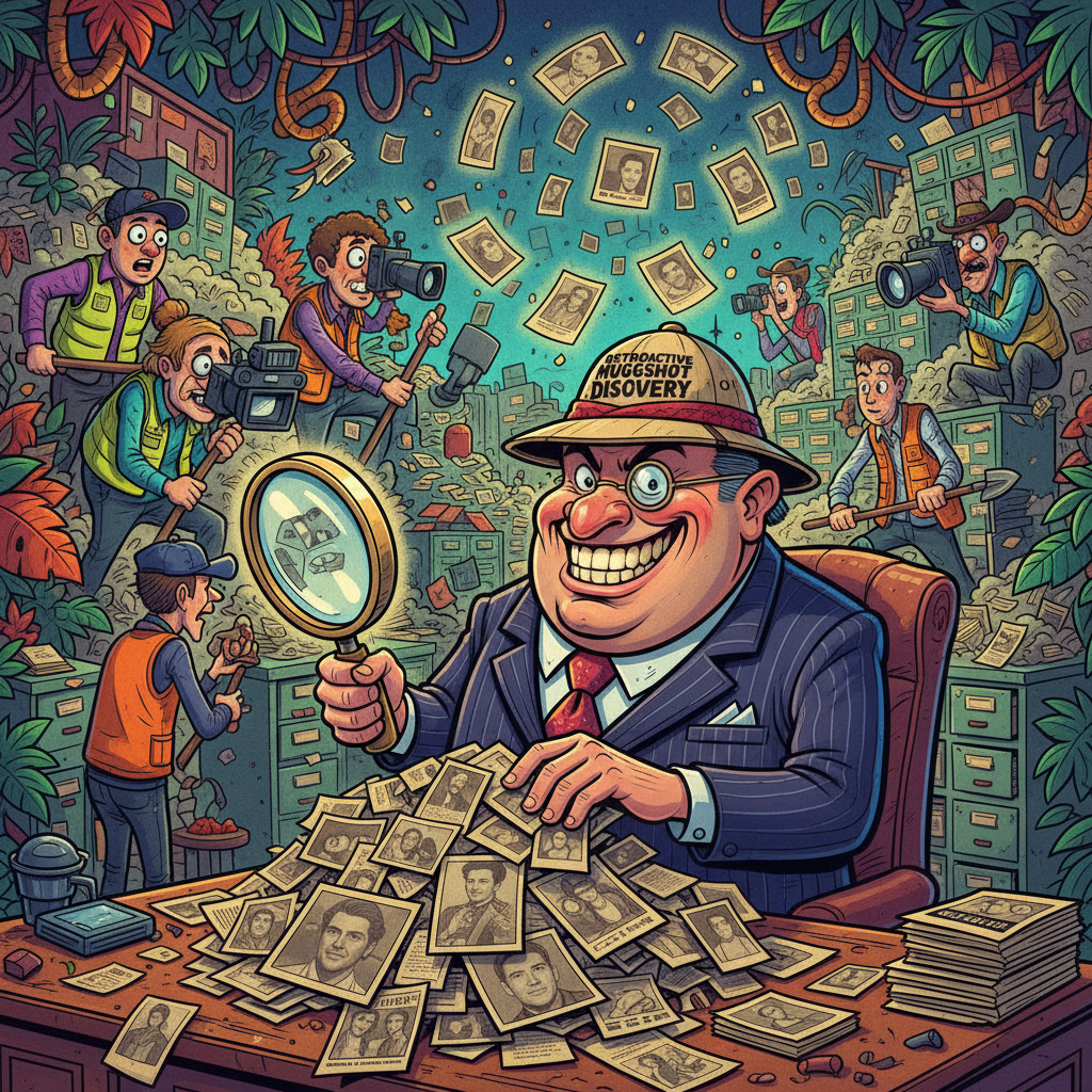 Media Outlets Unveil New 'Retroactive Mugshot Discovery' Division