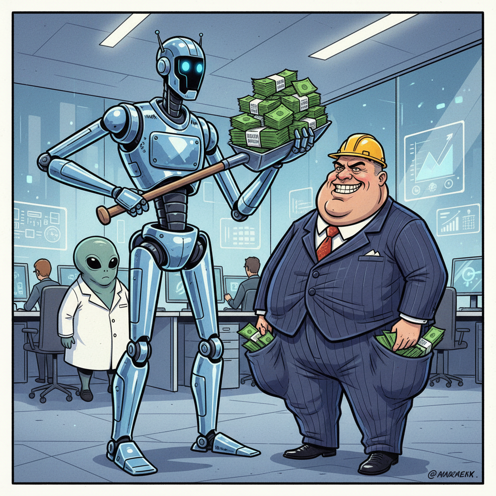 AI Company Announces Groundbreaking Algorithm That Turns Investor Money Directly Into CEO Bonuses