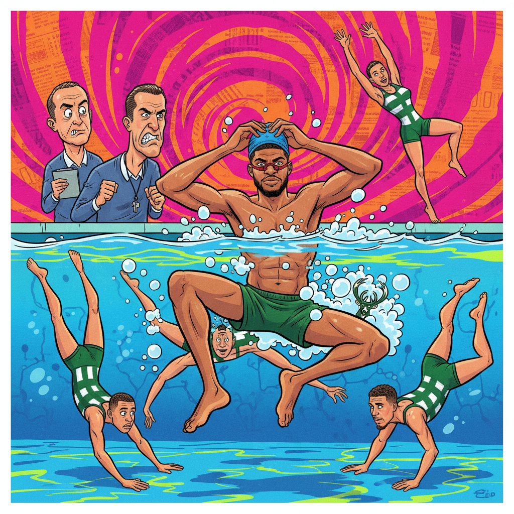 Bucks Announce Innovative New Team-Building Exercise: Synchronized Swimming