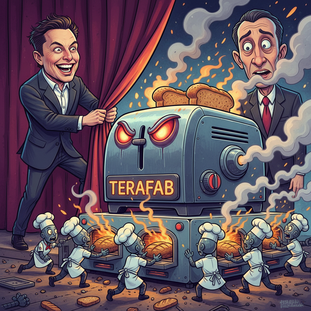 Musk Announces New 'Terafab' Plant To Manufacture Chips For His Increasingly Sentient Toaster