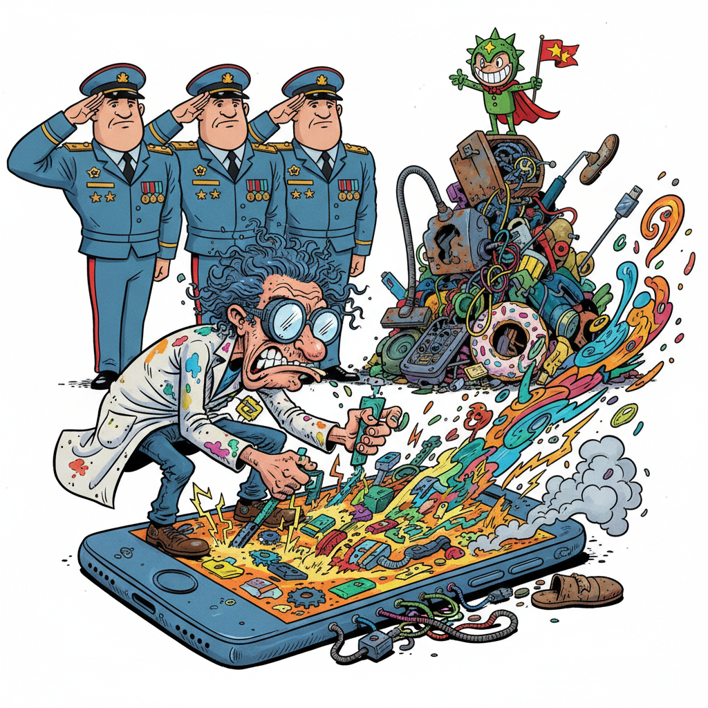 Military Confirms All Groundbreaking Tech Was Just Someone Trying To Make Phones Sound Less Like Dying Robots