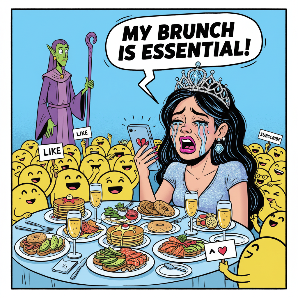 Influencer Declares Social Media 'Essential Service,' Cites 'Emotional Labor' of Documenting Brunch