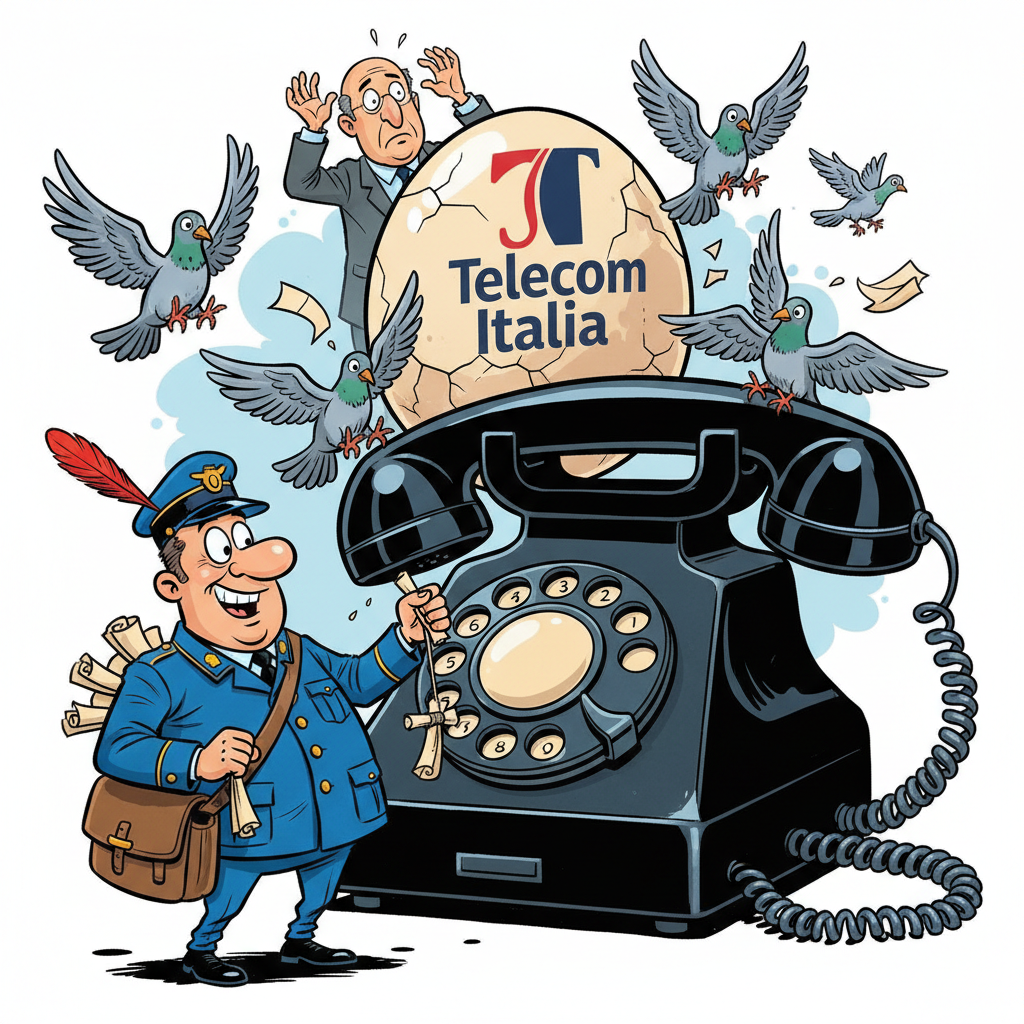 Poste Italiane To Purchase Telecom Italia, Convert All Landlines To Pigeon-Based Communication