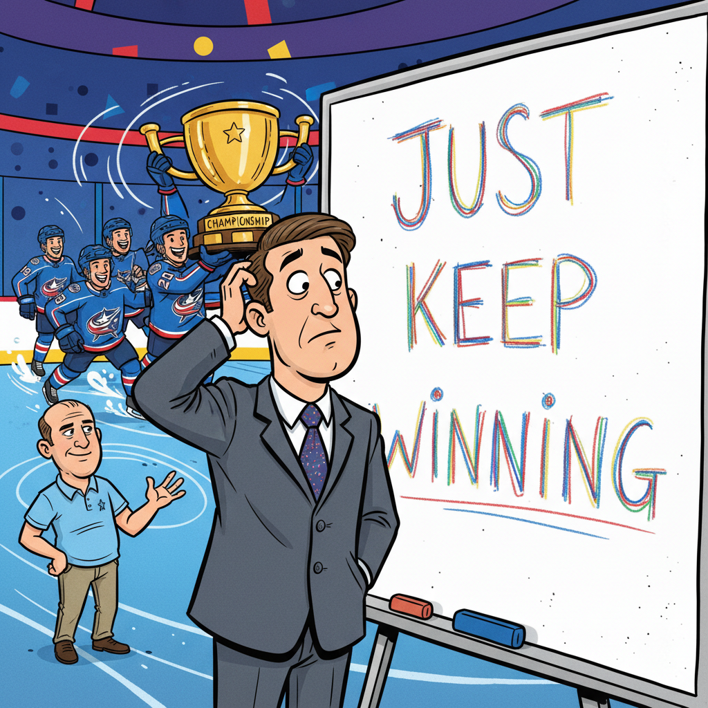 Blue Jackets Announce New Strategy: 'Just Keep Winning, Apparently'