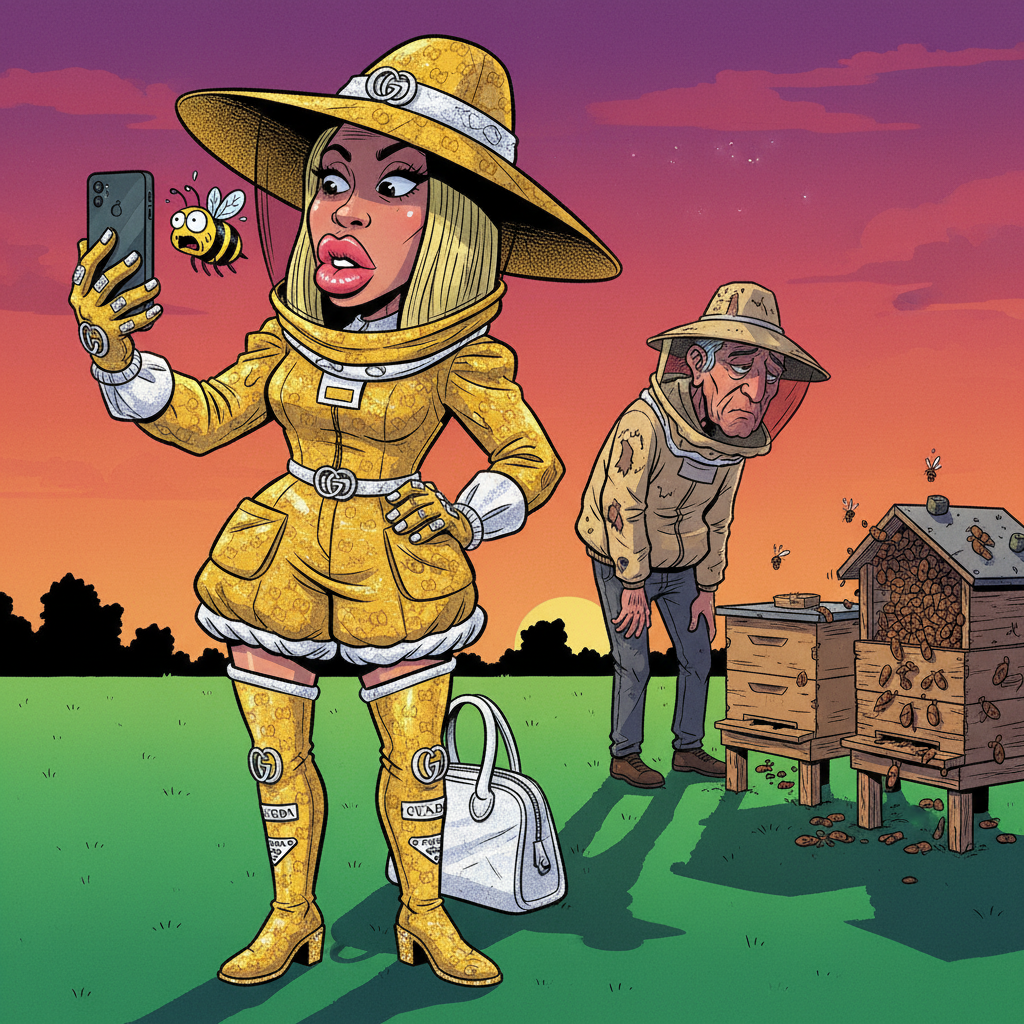 Celebrities Accused of Exploiting Bees for Content, Not Conservation