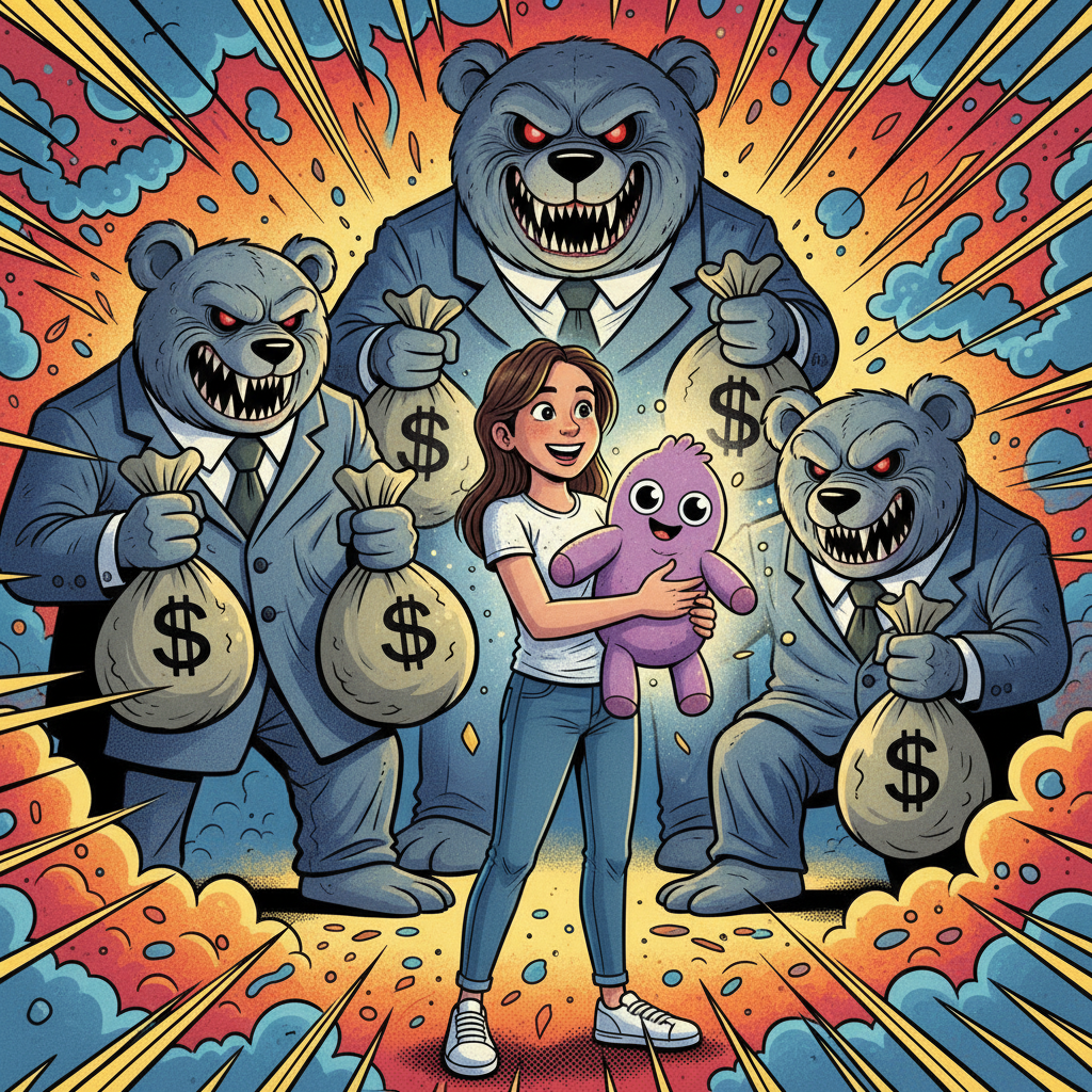 Teen Entrepreneur Solves Plush Toy Chemical Crisis, Immediately Targeted by Big Fluff Lobby