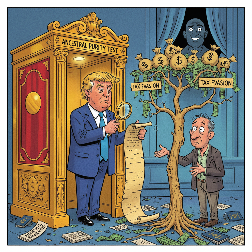 Trump Campaign Unveils New 'Ancestral Purity Test' for Citizenship