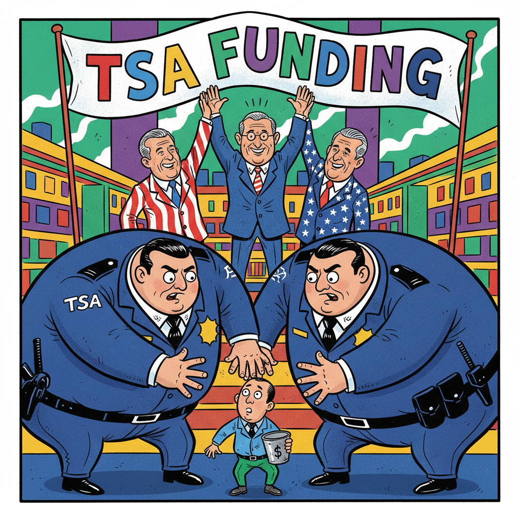 Senators Propose Funding TSA While Leaving ICE to Panhandle for Deportation Money