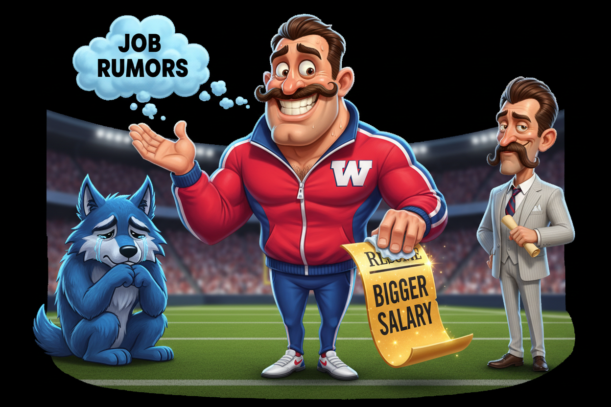 College Coach Brushes Off Job Speculation While Actively Brushing Up Resume