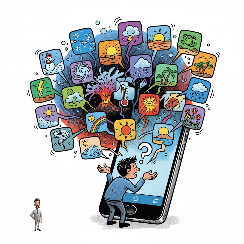 New Weather App Offers 17 Conflicting Forecasts, Declares All Equally Likely to Be Wrong