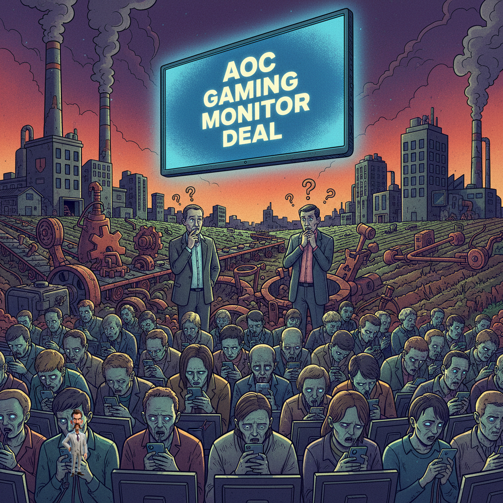 Nation's Productivity Plummets as Citizens Await AOC's Next Gaming Monitor Deal