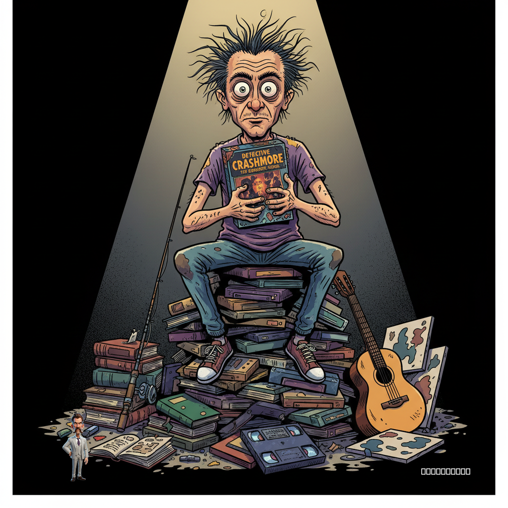 Local Man's Entire Personality Now Based Solely On 'Detective Crashmore' VHS Bootleg