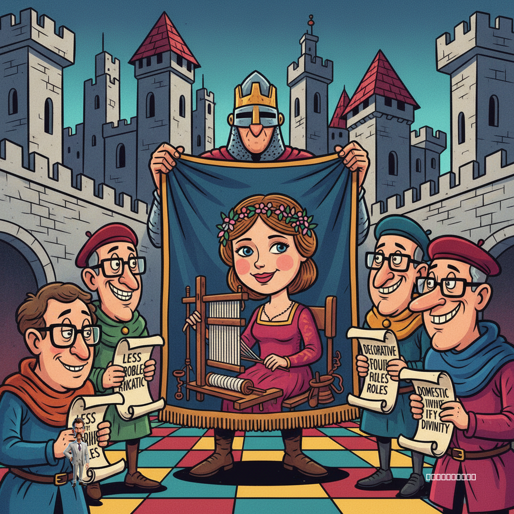 New Arthurian Series Lauded for Bold Return to Female Characters Who Are Just, Like, Really Into Tapestry