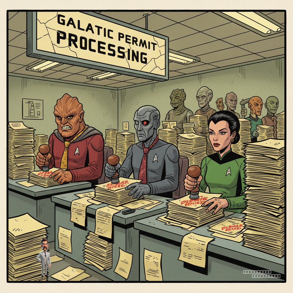 Starfleet Confirms: Iconic Villains Actually Composite Sketches of Galactic Bureaucrats