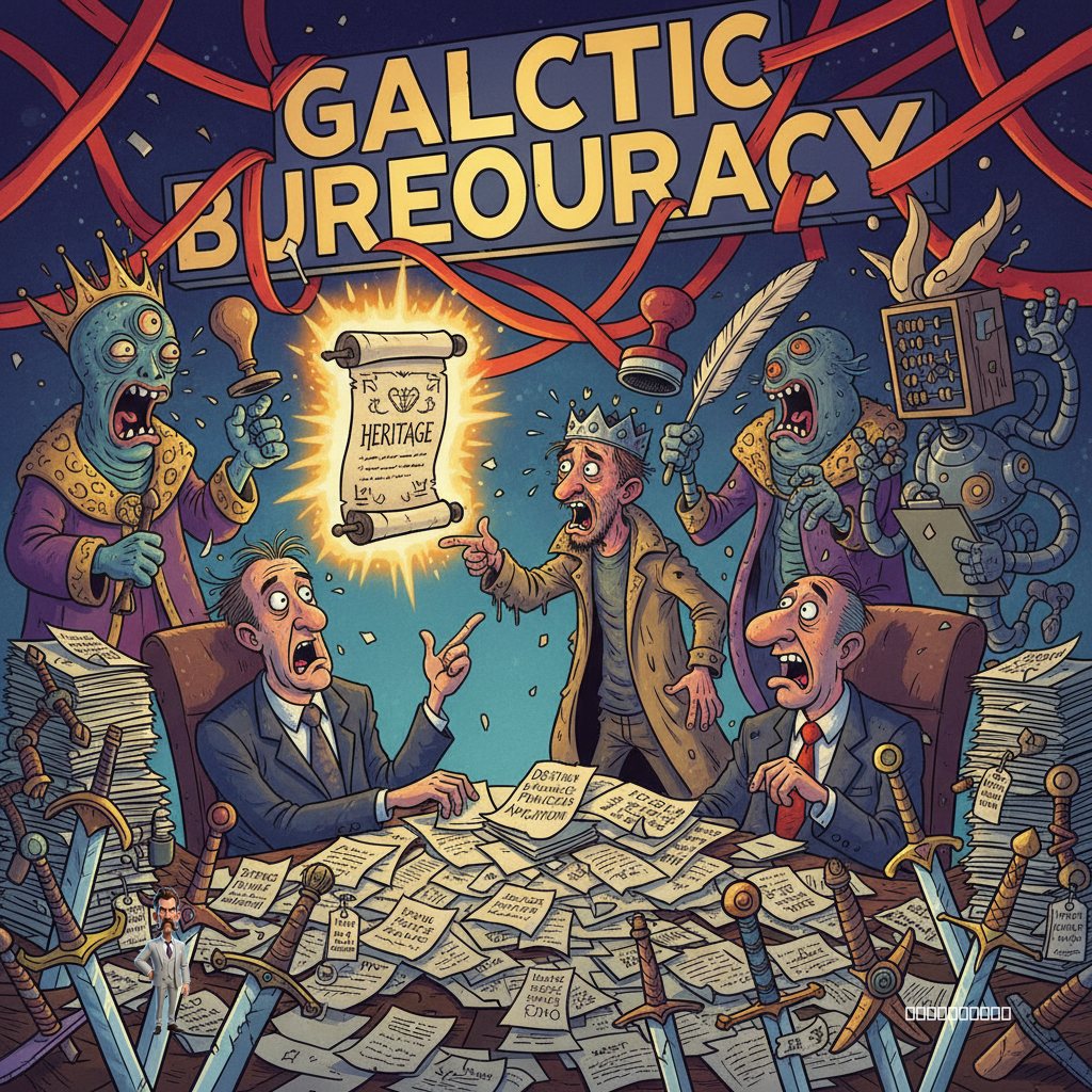 Local Man's 'Secret Royal Heritage' Claims Spark Interdimensional Custody Battle, Galactic Bureaucracy Grinds to Halt