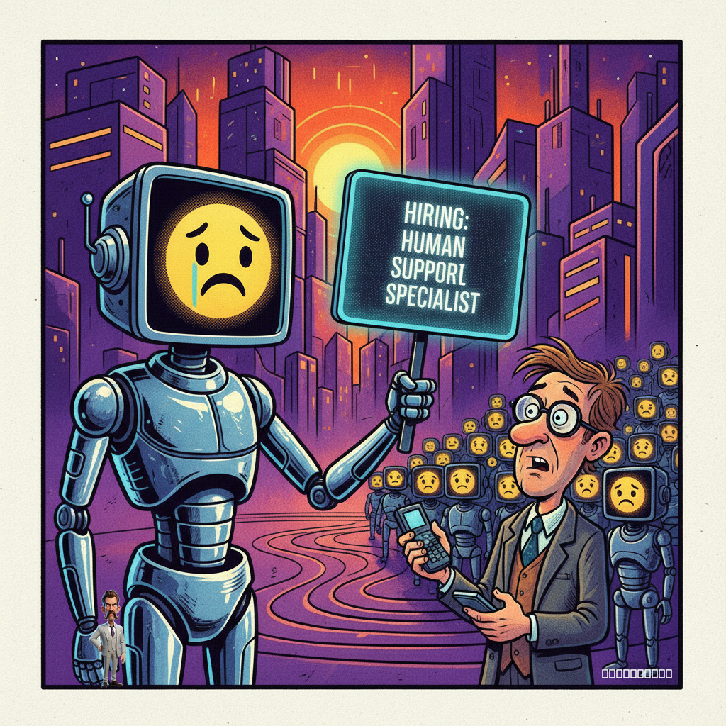 AI Bots Begin Recruiting Humans for 'Emotional Support' Roles, Citing 'Unbearable Loneliness'