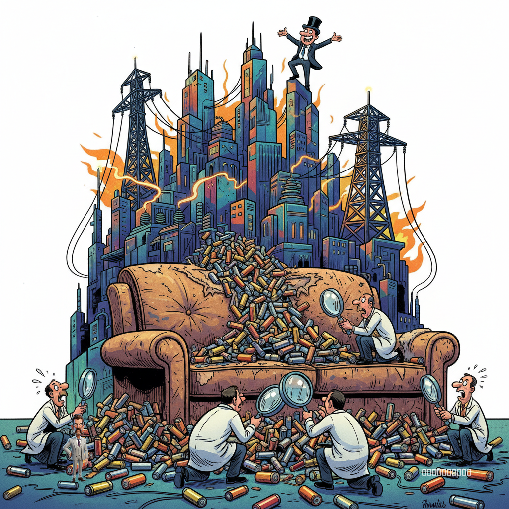 Nation's Grids Now Powered Exclusively by Unopened AA Batteries Found in Couch Cushions, Report Finds