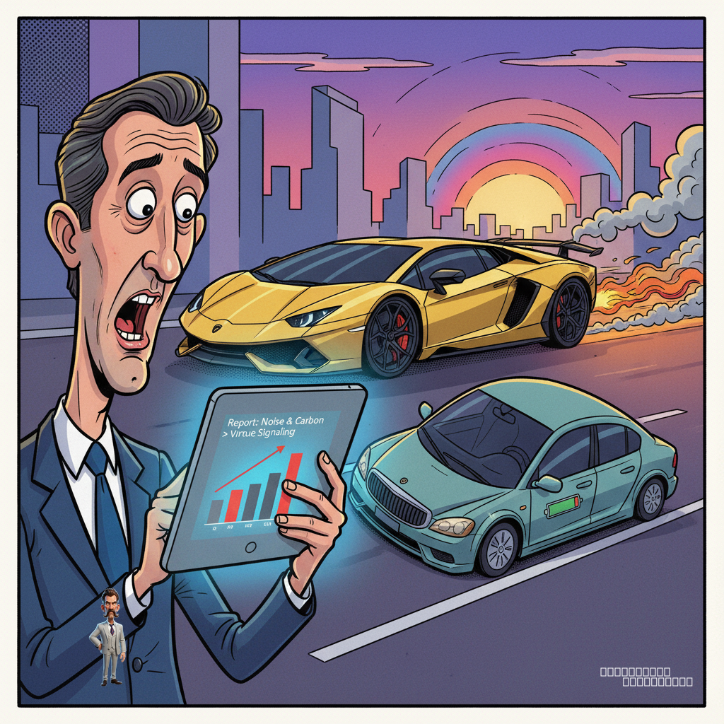 Lamborghini CEO Discovers Wealthy Individuals Prefer Noise, Pollution Over Silent Virtue Signaling