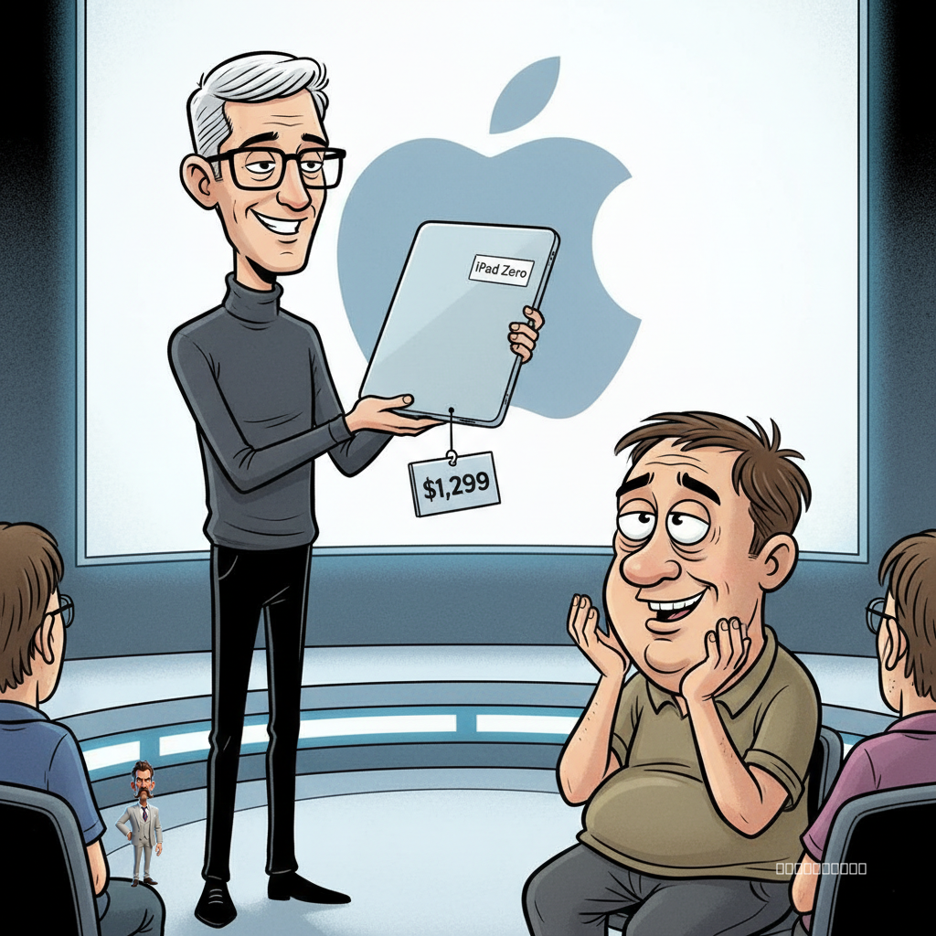 Apple Unveils 'iPad Zero' for Consumers Overwhelmed by Choice, Promises 'No Features Whatsoever'