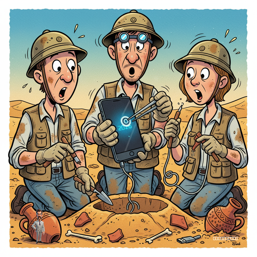 Archaeologists Unearth Rare 'Headphone Jack' Artifacts on 2026 Smartphone Models; Experts Baffled by Primitive Port