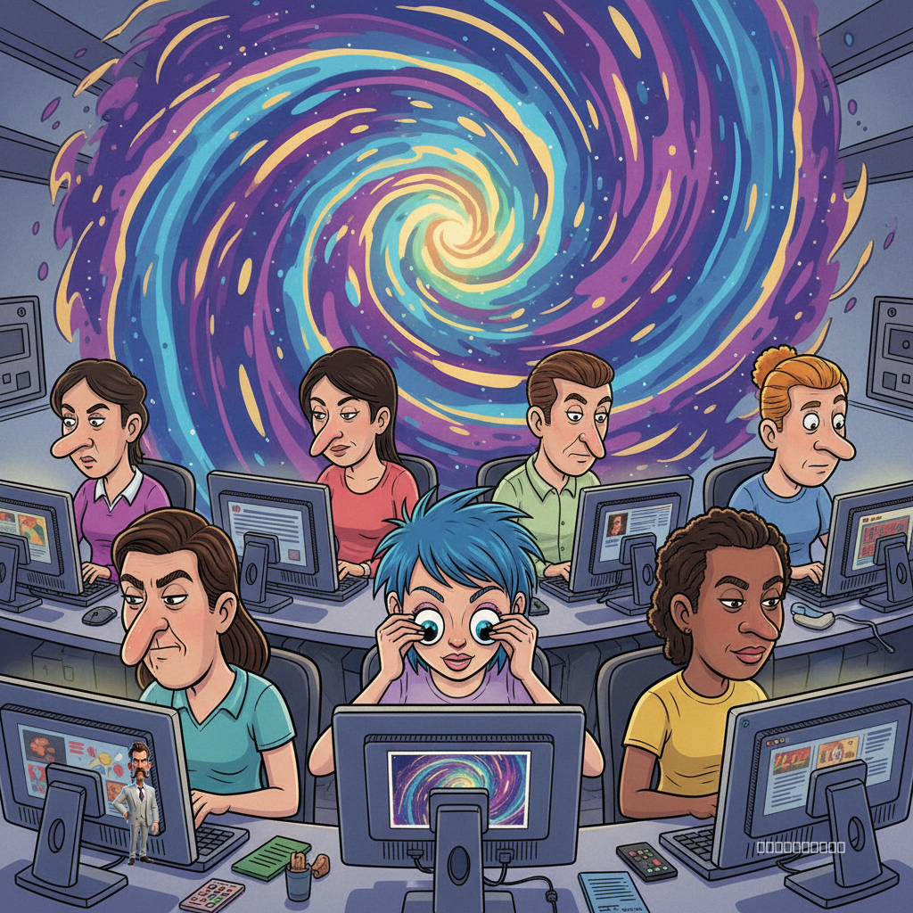 Nation's Photoshop Enthusiasts Accidentally Uncover Interdimensional Portal, Still Prioritize Adding Googly Eyes