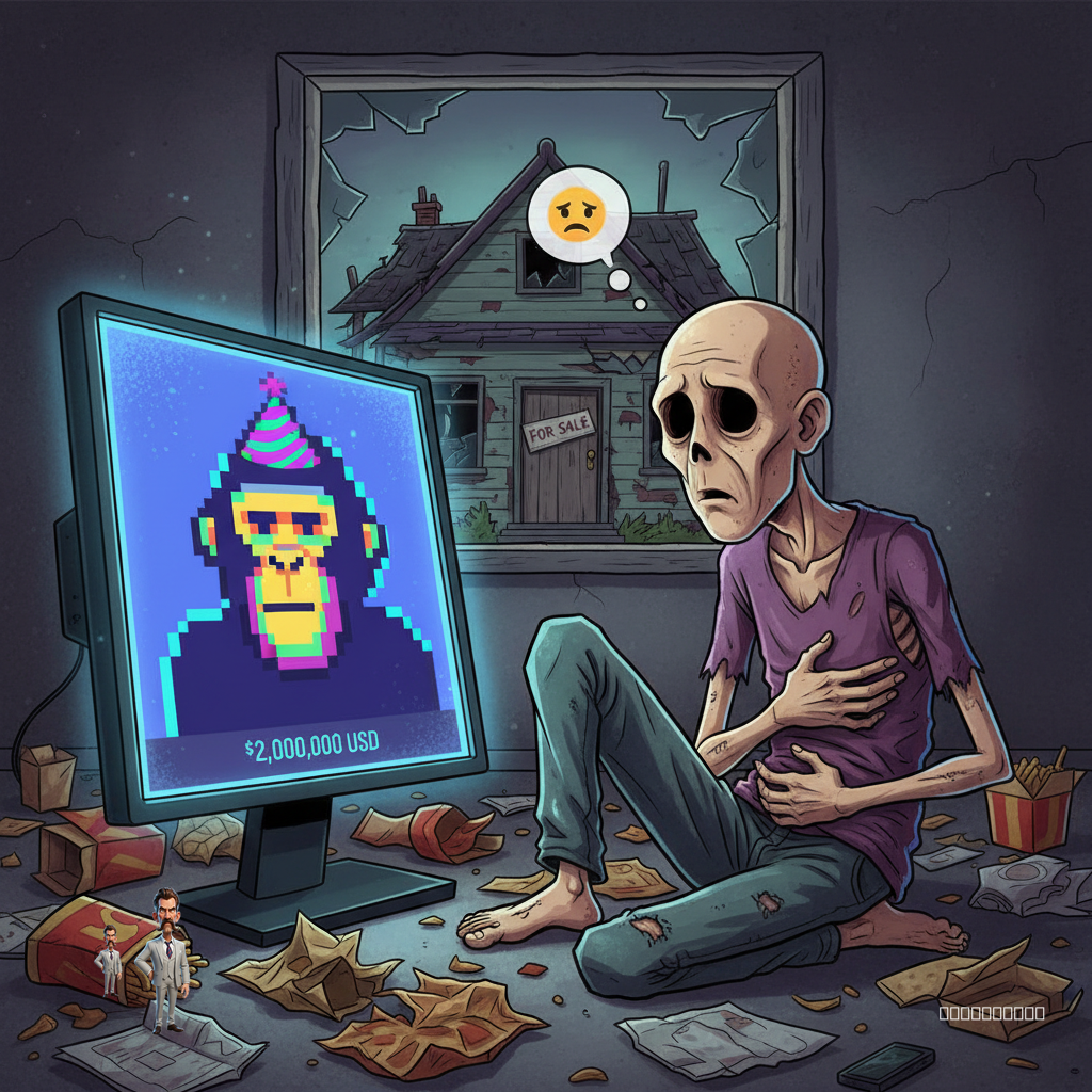 Nation's NFT Owners Report 'Profound Emptiness' After Realizing Digital Art Cannot Be Eaten