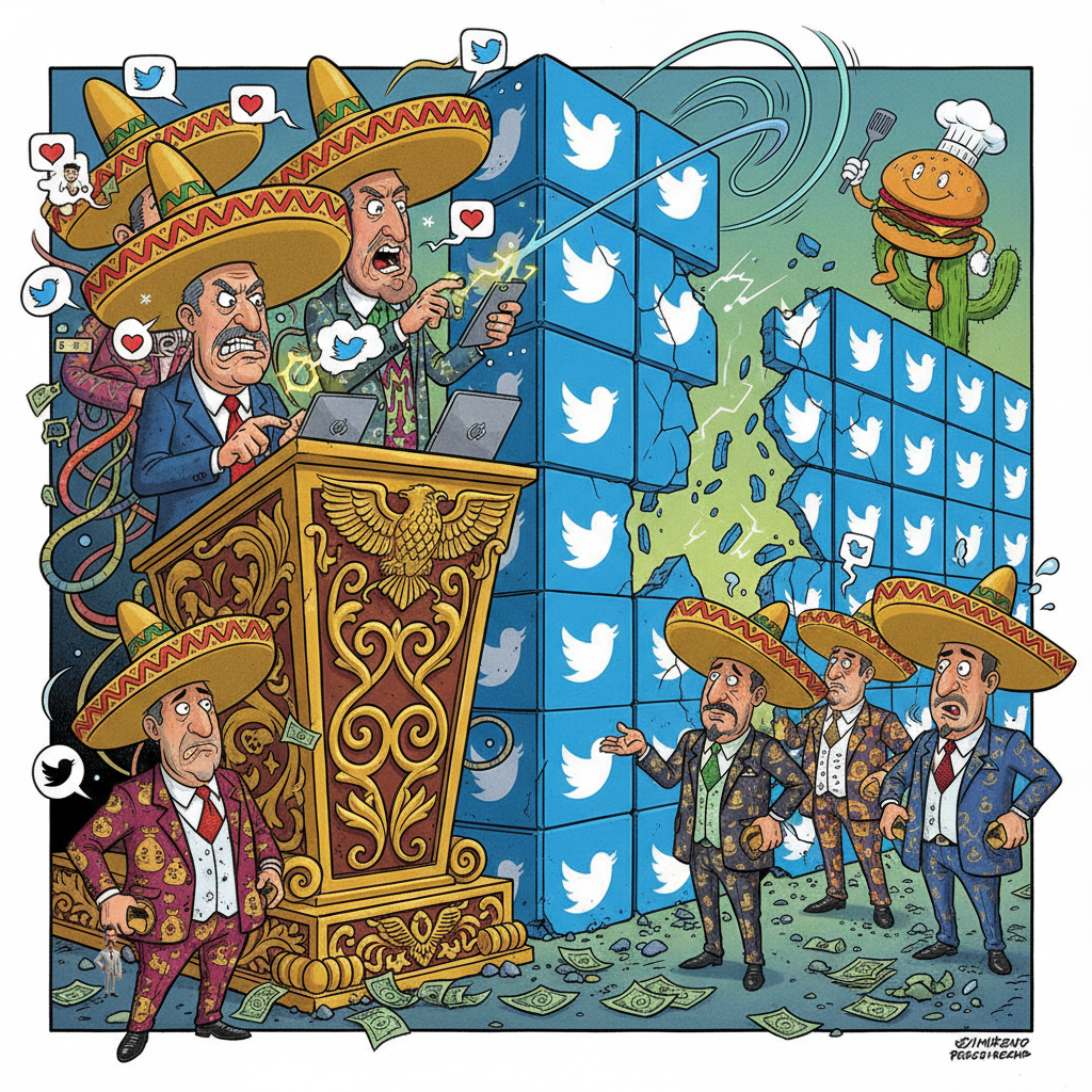 Mexico Unveils 'Trump-Inspired' Cartel Management Strategy: Aggressive Tweets, Border Wall Funding Demands