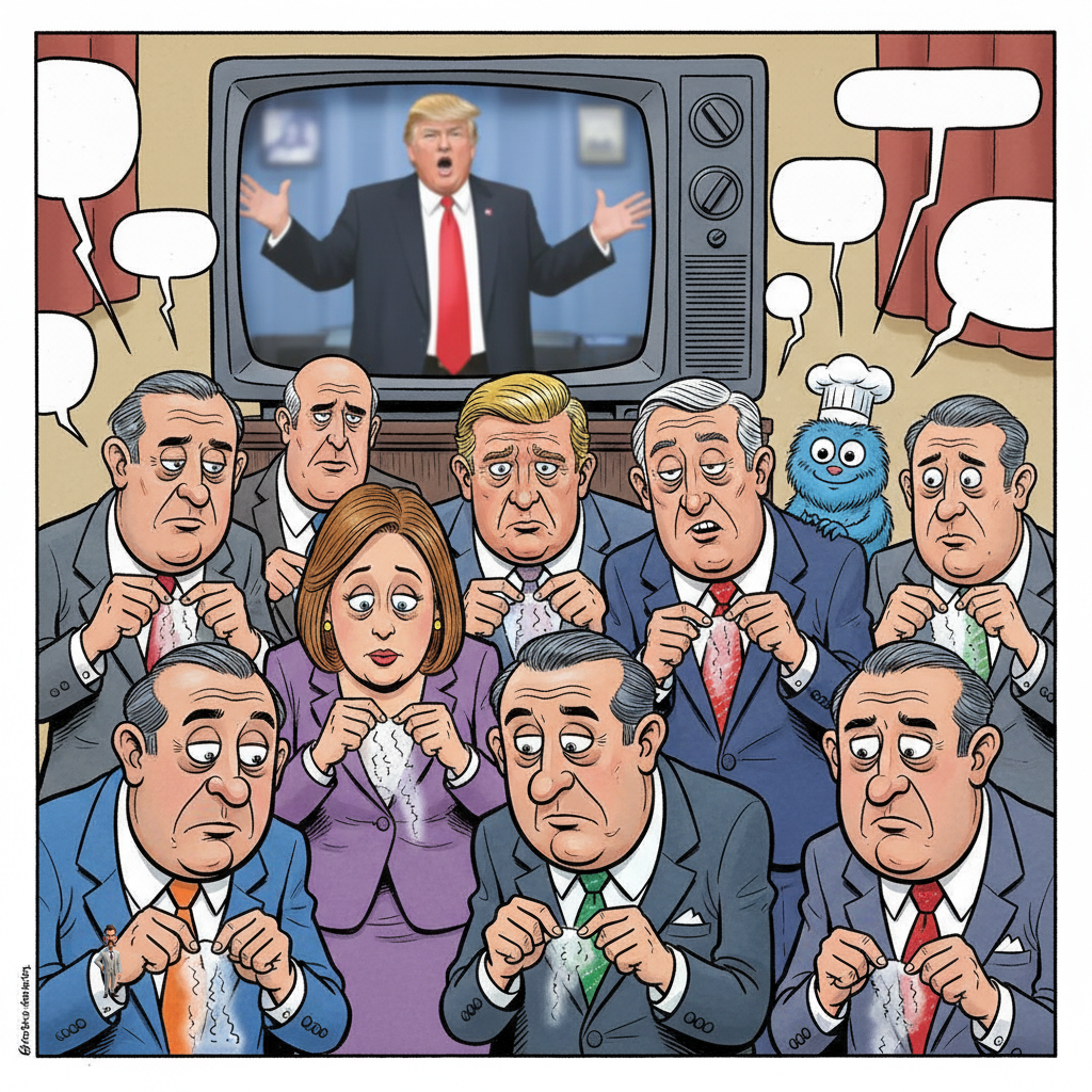 Nation's Democrats Diagnosed With 'Chronic Trump-Induced Reality Aversion Disorder' Following SOTU Counter-Programming