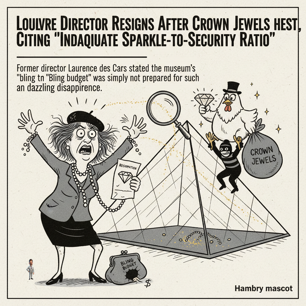 Louvre Director Resigns After Crown Jewels Heist, Citing 'Inadequate Sparkle-to-Security Ratio'