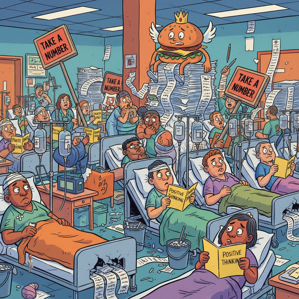 Nation's Optimists Hospitalized After Attempting to Assume Best About Local DMV