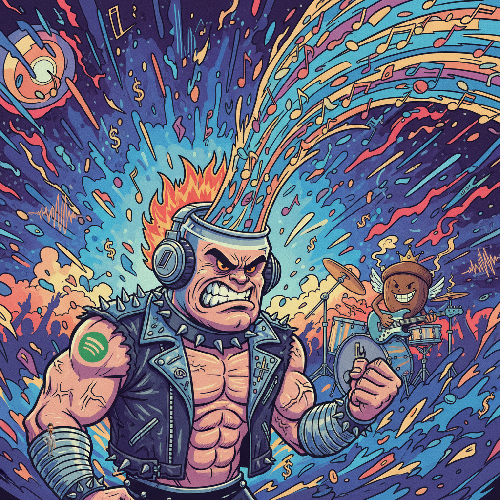 Satirical Take on: Spotify and Liquid Death release a limited-edition speaker s