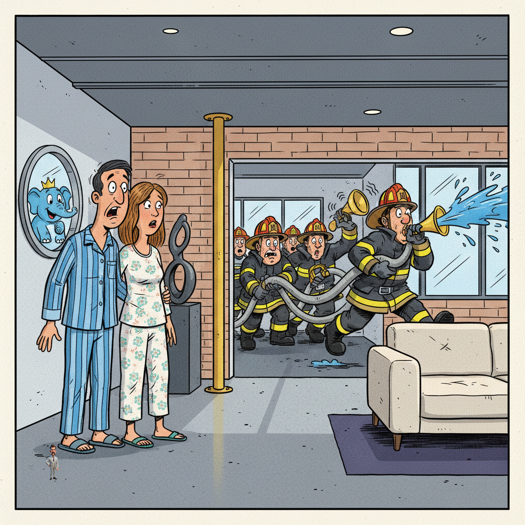 Local Couple Blindsided By Unexpected Firefighter Influx After Converting Station Into 'Dream Home'