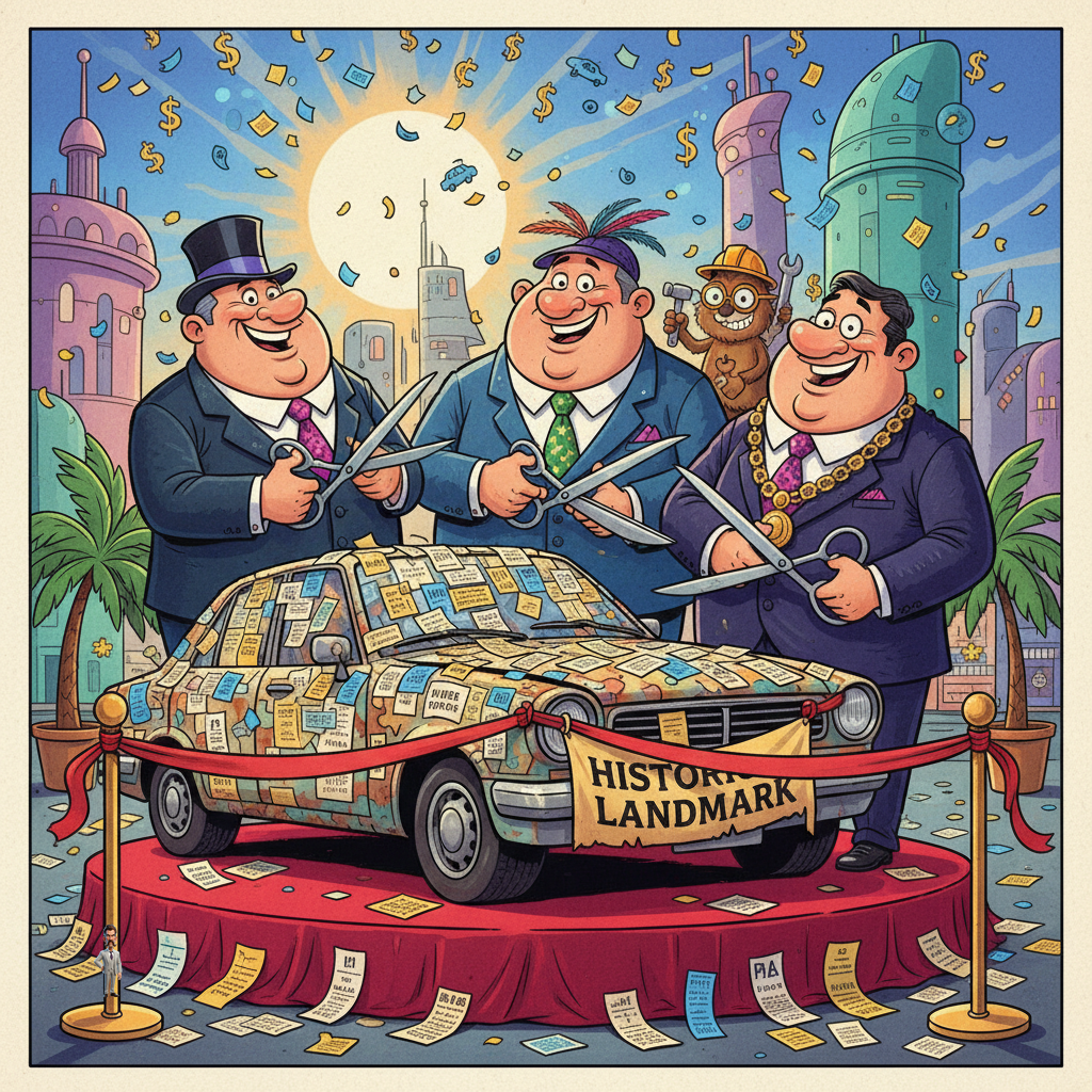 City Declares Abandoned Sedan 'Historic Landmark,' Citing Unprecedented Ticket Accumulation