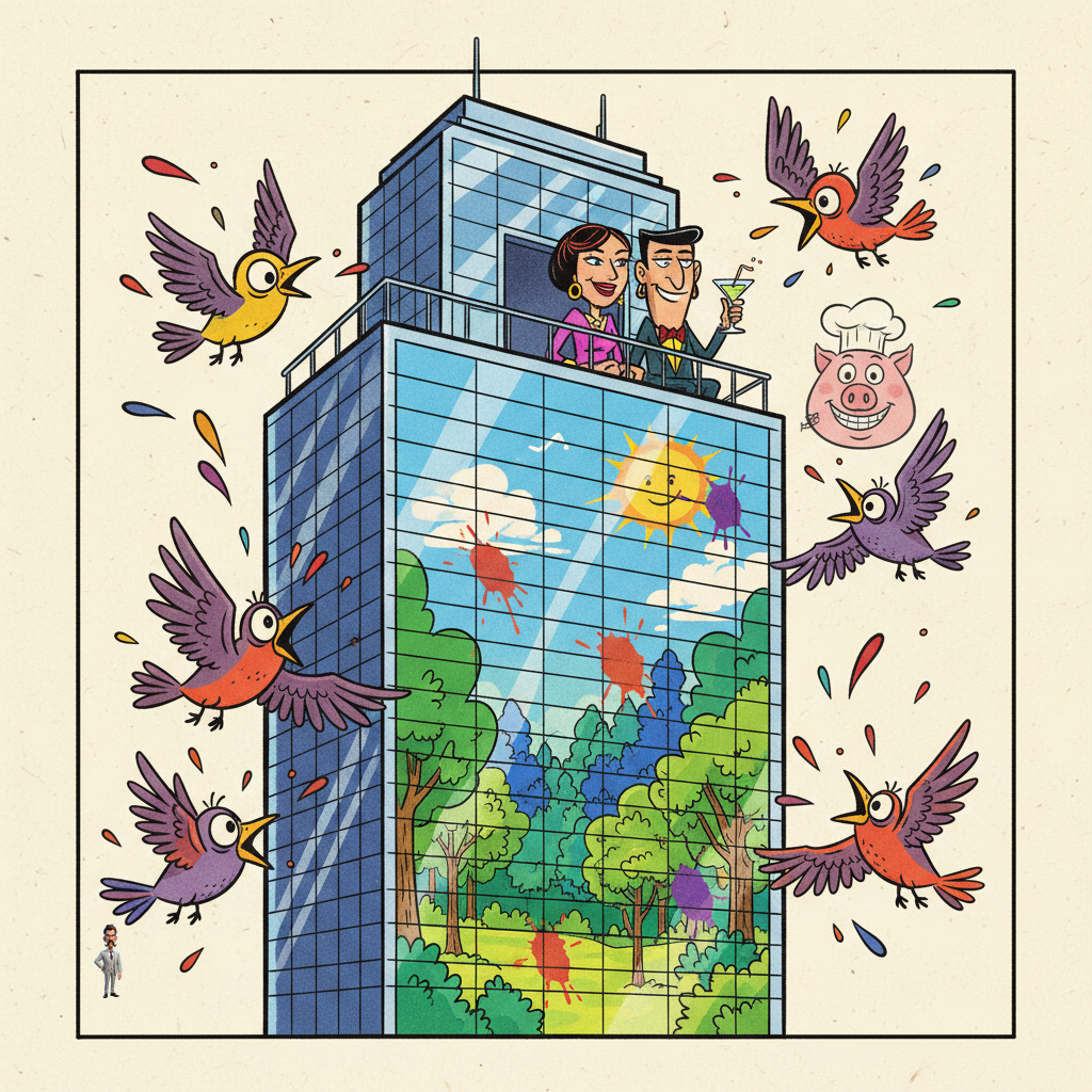 New 'Avian-Repellent' Architectural Trend Promises Pristine Nature Views, Zero Feathered Intrusion