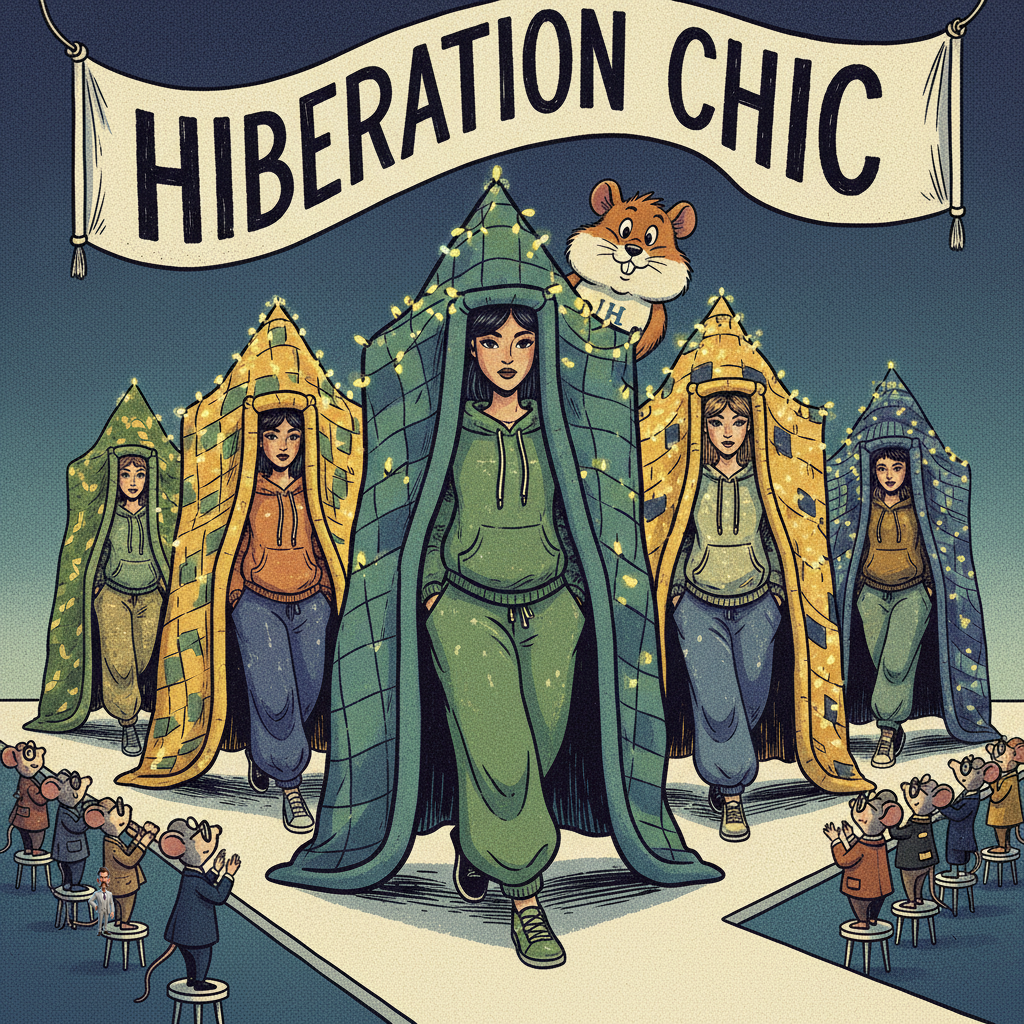 Nation's Introverts Declare 'Hibernation Chic' Official Winter Fashion Trend, Demand Tax Breaks for Blanket Fort Construction