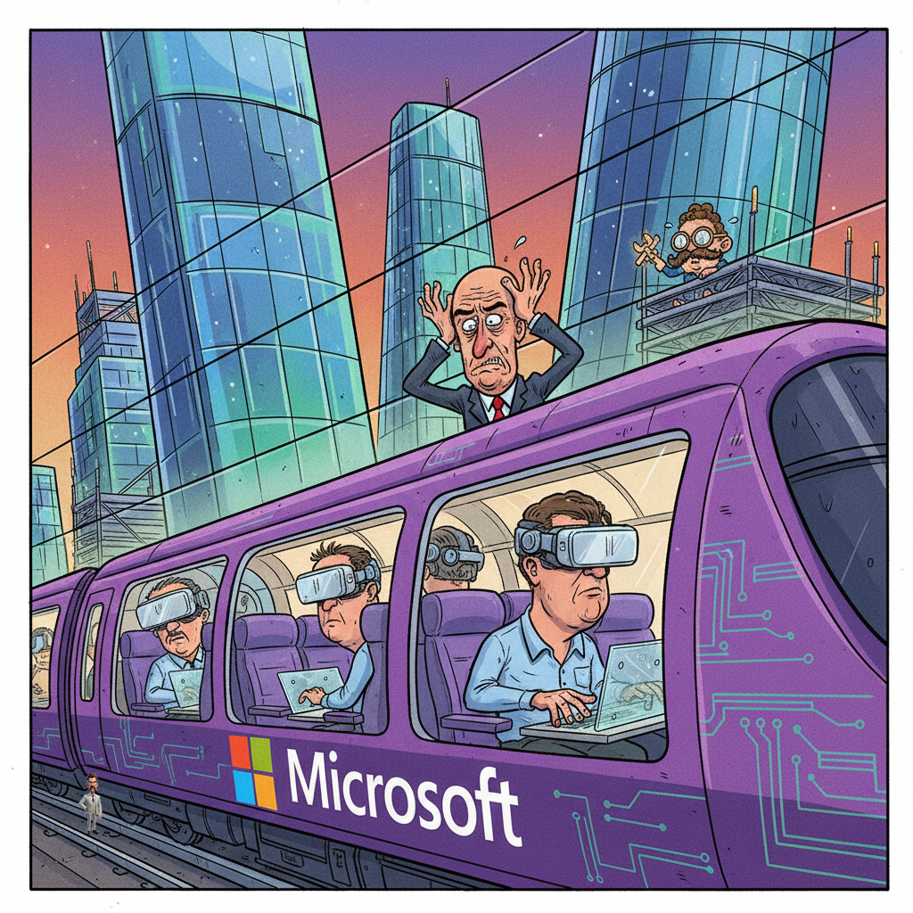 Microsoft Announces Plans to Lease Entire Elizabeth Line as 'Linear Campus,' Citing 'Unprecedented Commute-to-Work Synergy'