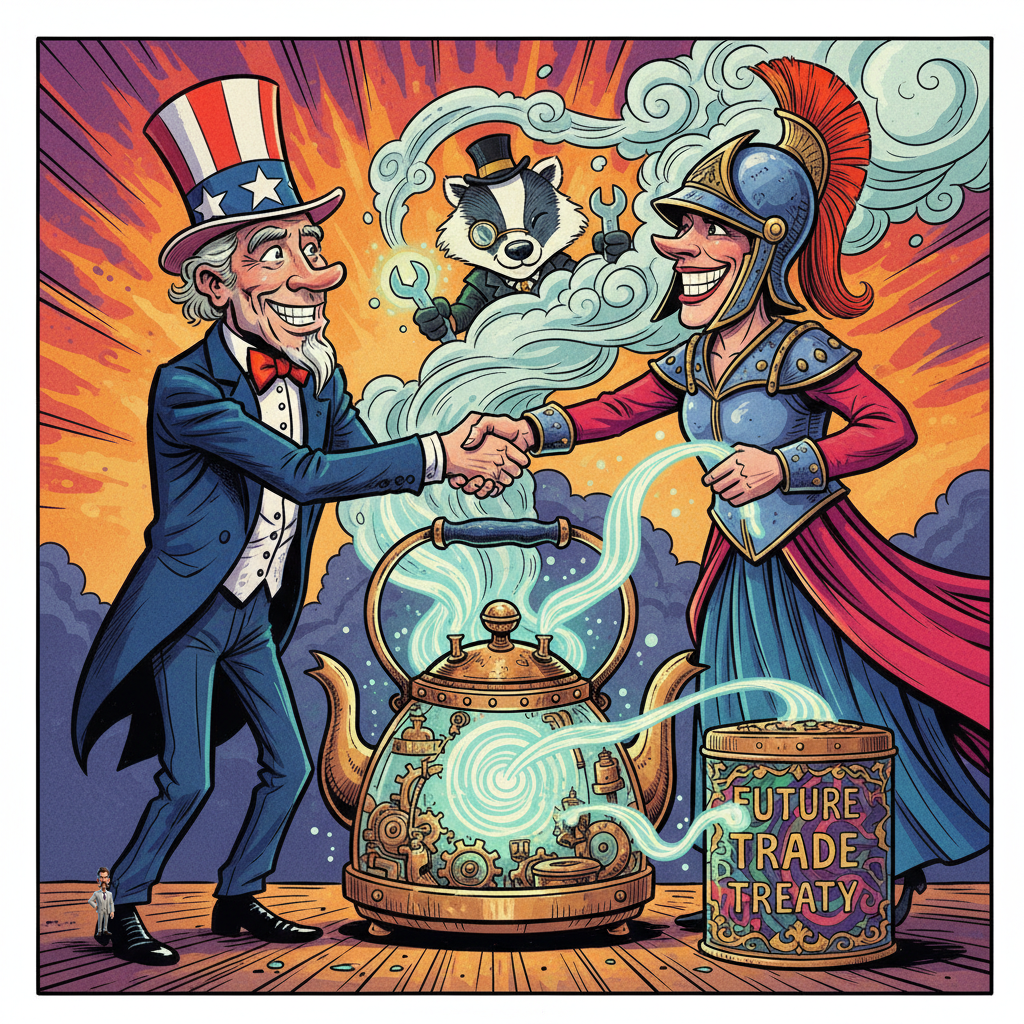 US-UK Tech Talks Restart, Immediately Produce Blueprint for Time-Traveling Tea Kettle